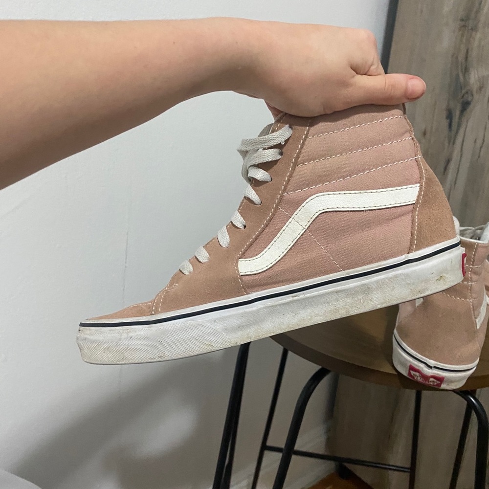 Vans Pink Sk8-Hi sneakers
